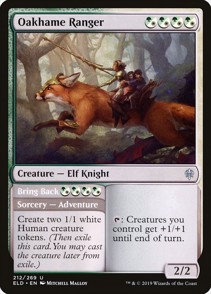 Oakhame Ranger // Bring Back - [Foil] Throne of Eldraine (ELD)