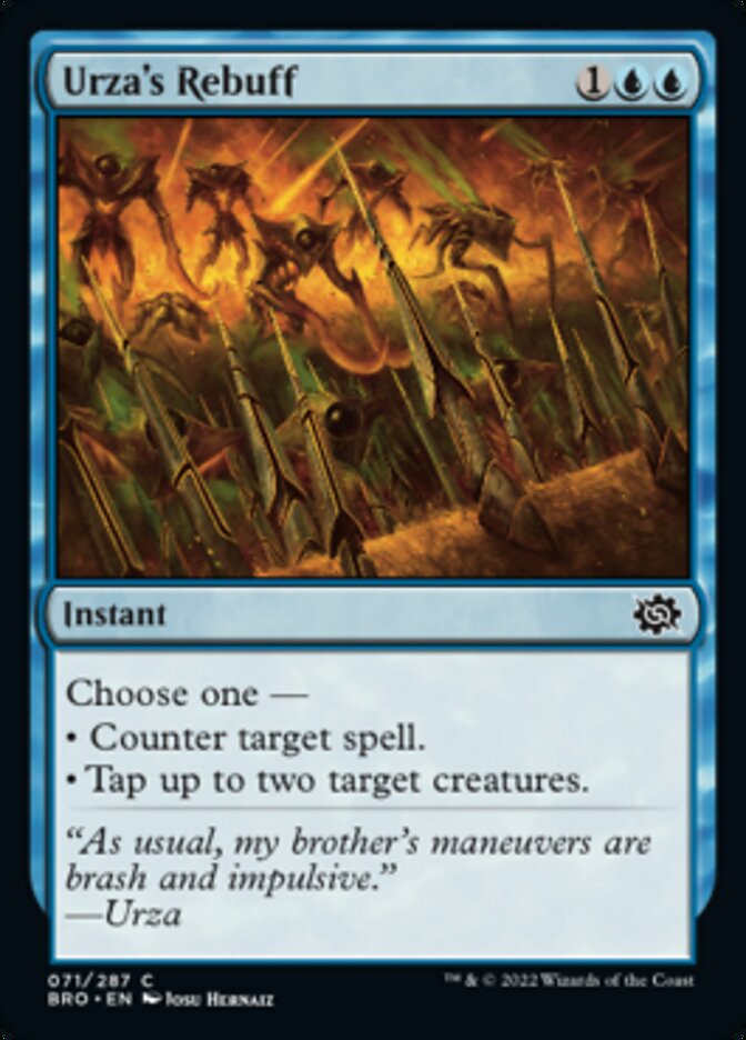 Urza's Rebuff - [Foil] The Brothers' War (BRO)
