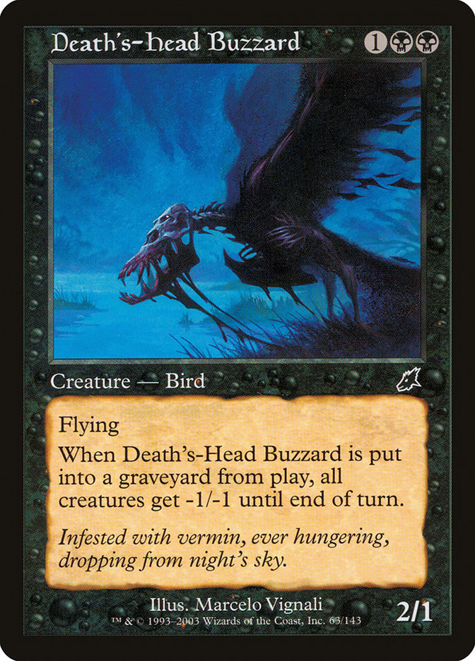 Death's-Head Buzzard - [Foil] Scourge (SCG)