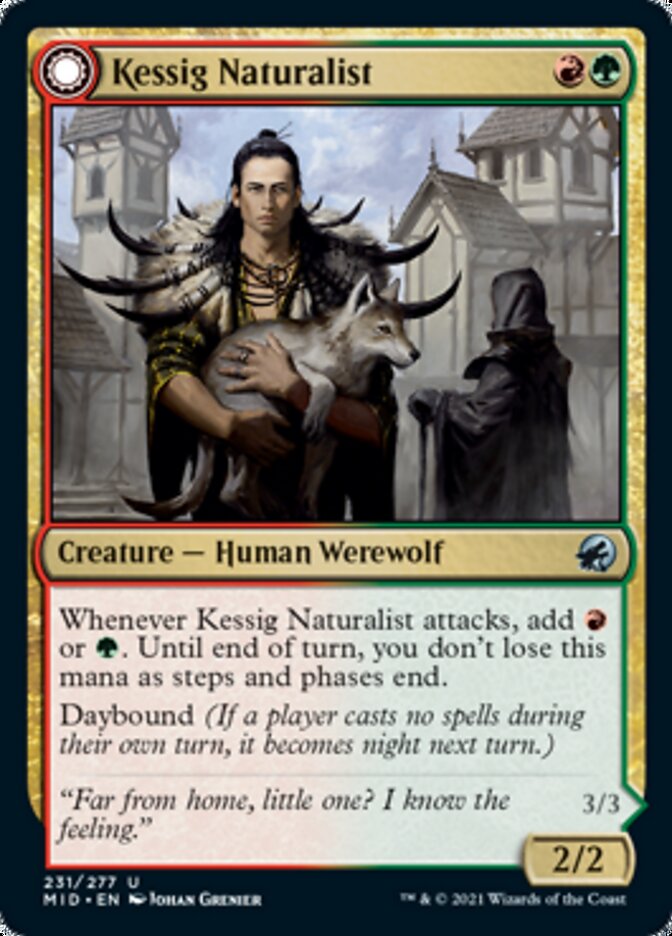 Kessig Naturalist // Lord of the Ulvenwald - [Foil] Innistrad: Midnight Hunt (MID)