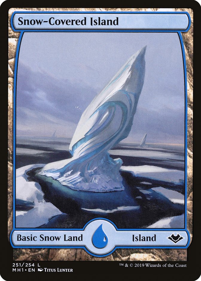 Snow-Covered Island - [Foil] Modern Horizons (MH1)