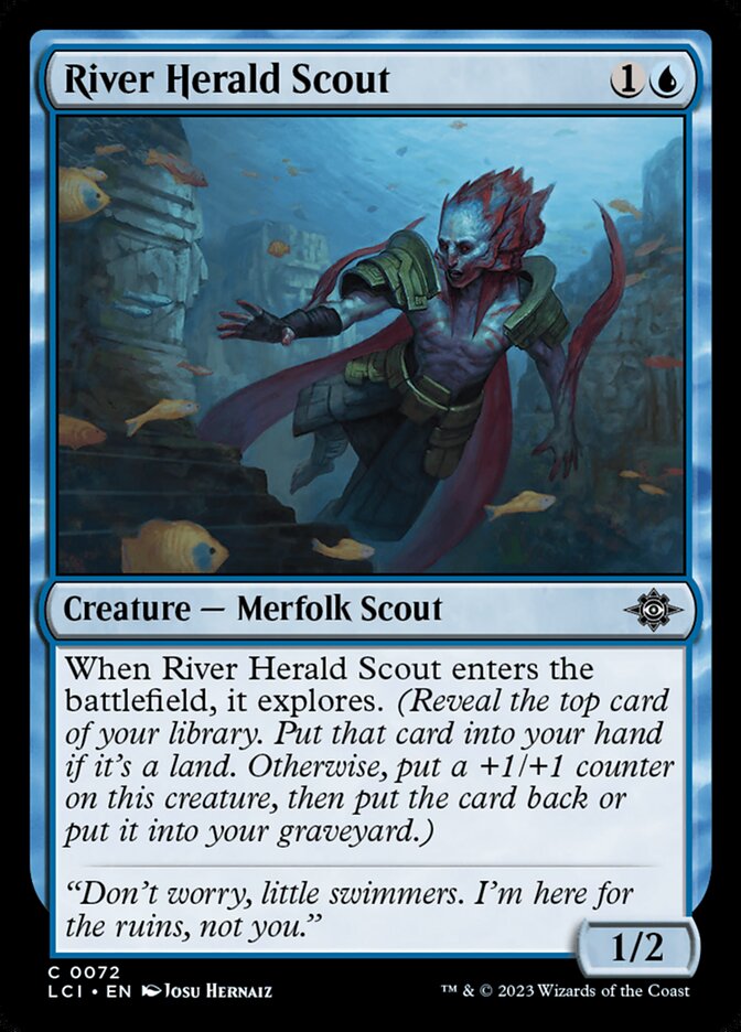 River Herald Scout - The Lost Caverns of Ixalan (LCI)