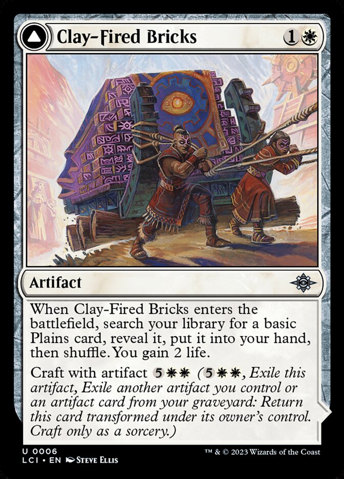 Clay-Fired Bricks // Cosmium Kiln - [Foil] The Lost Caverns of Ixalan (LCI)
