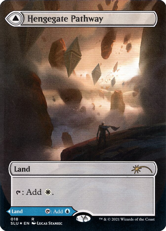 Hengegate Pathway // Mistgate Pathway - [Foil, Borderless] Secret Lair: Ultimate Edition (SLU)