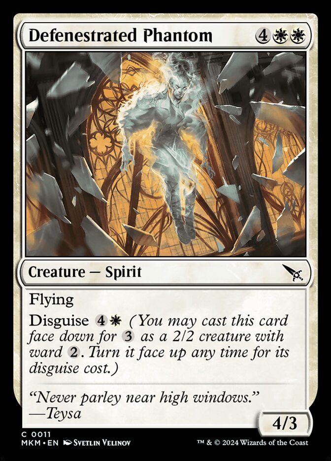 Defenestrated Phantom - [Foil] Murders at Karlov Manor (MKM)