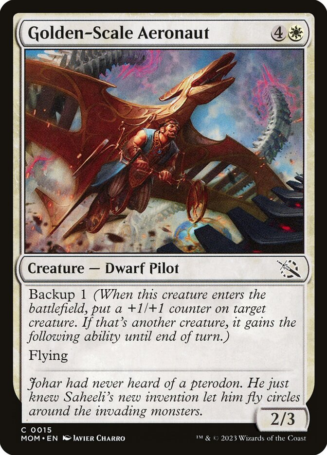 Golden-Scale Aeronaut - [Foil] March of the Machine (MOM)