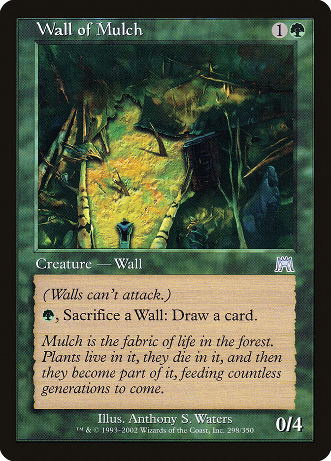 Wall of Mulch - [Foil, Retro Frame] Onslaught (ONS)