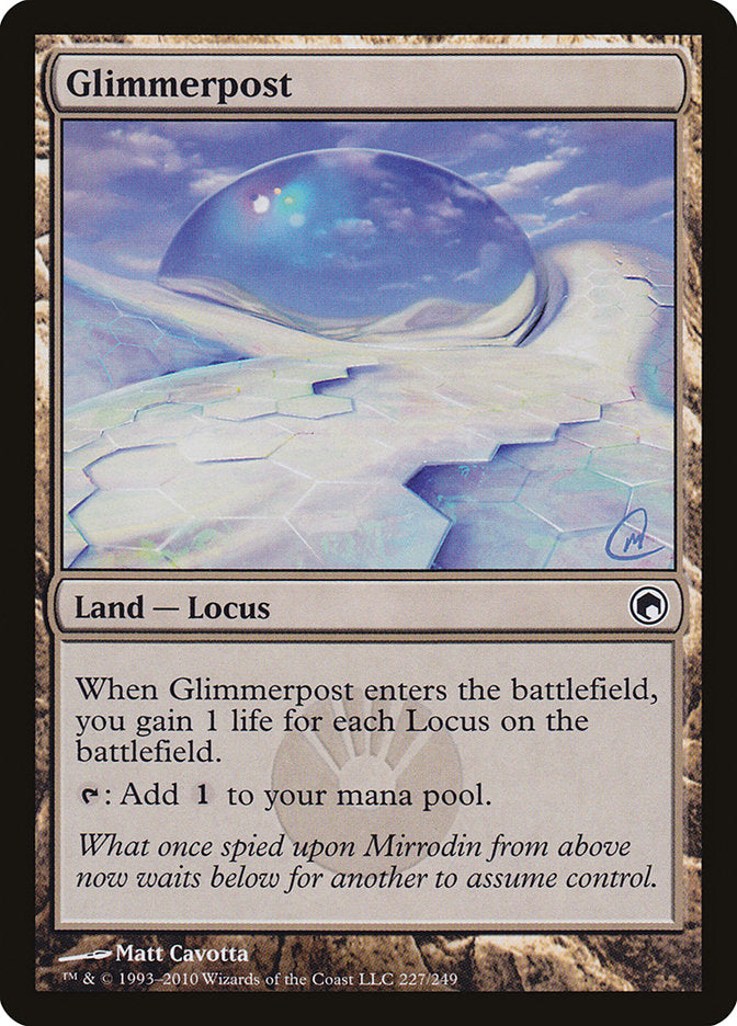Glimmerpost - [Foil] Scars of Mirrodin (SOM)