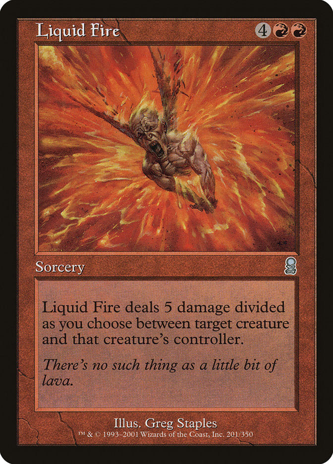 Liquid Fire - [Foil, Retro Frame] Odyssey (ODY)
