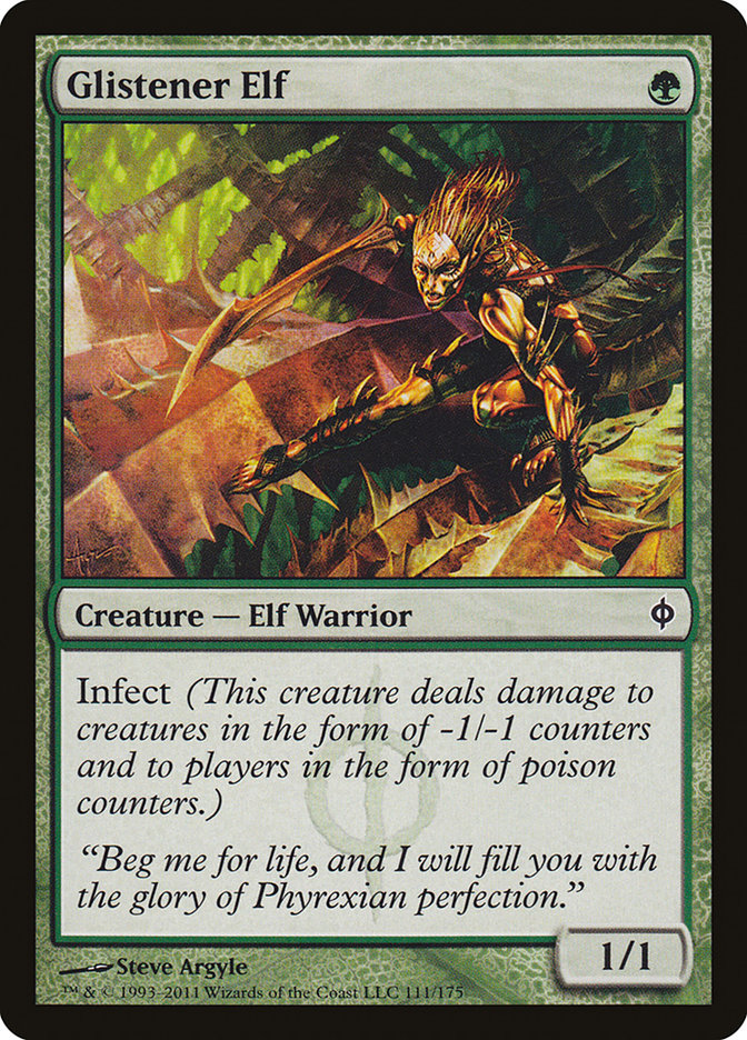 Glistener Elf - [Foil] New Phyrexia (NPH)
