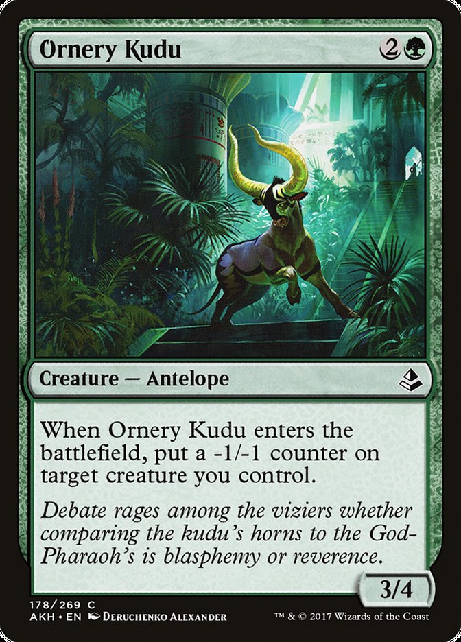 Ornery Kudu - Amonkhet (AKH)