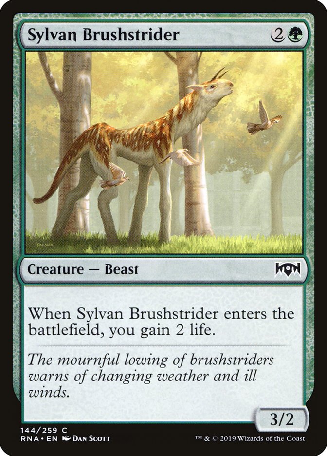 Sylvan Brushstrider - Ravnica Allegiance (RNA)