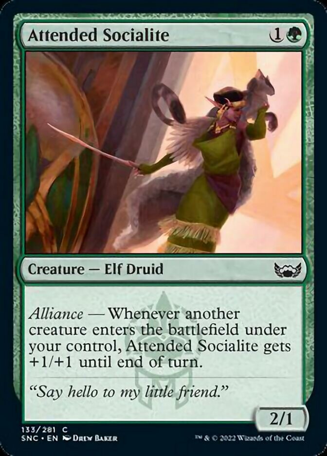 Attended Socialite - [Foil] Streets of New Capenna (SNC)