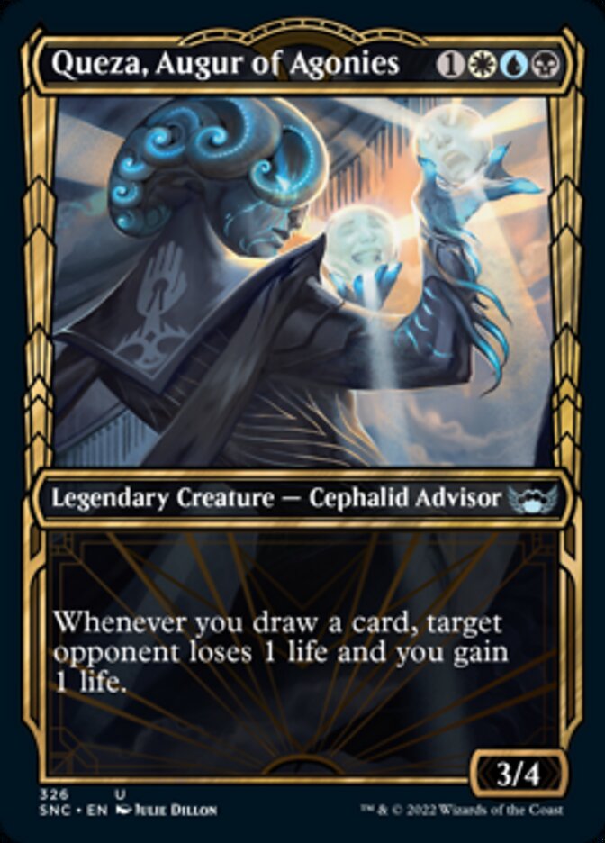 Queza, Augur of Agonies - [Foil, Showcase] Streets of New Capenna (SNC)