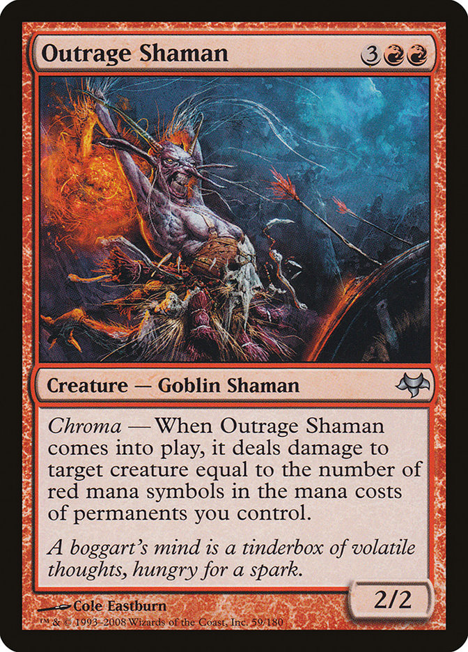 Outrage Shaman - [Foil] Eventide (EVE)