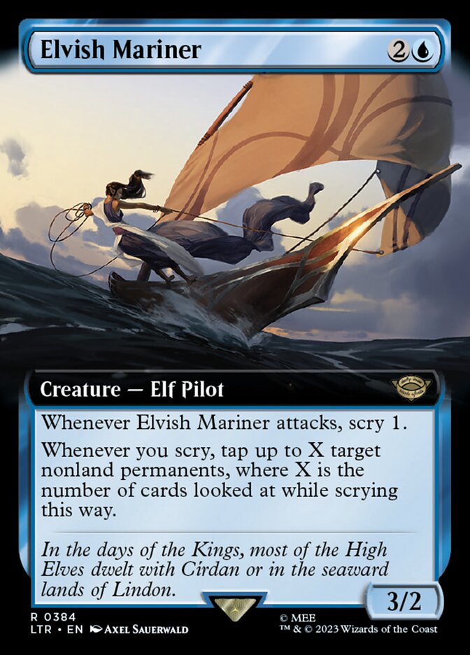 Elvish Mariner - [Extended Art] The Lord of the Rings: Tales of Middle-earth (LTR)