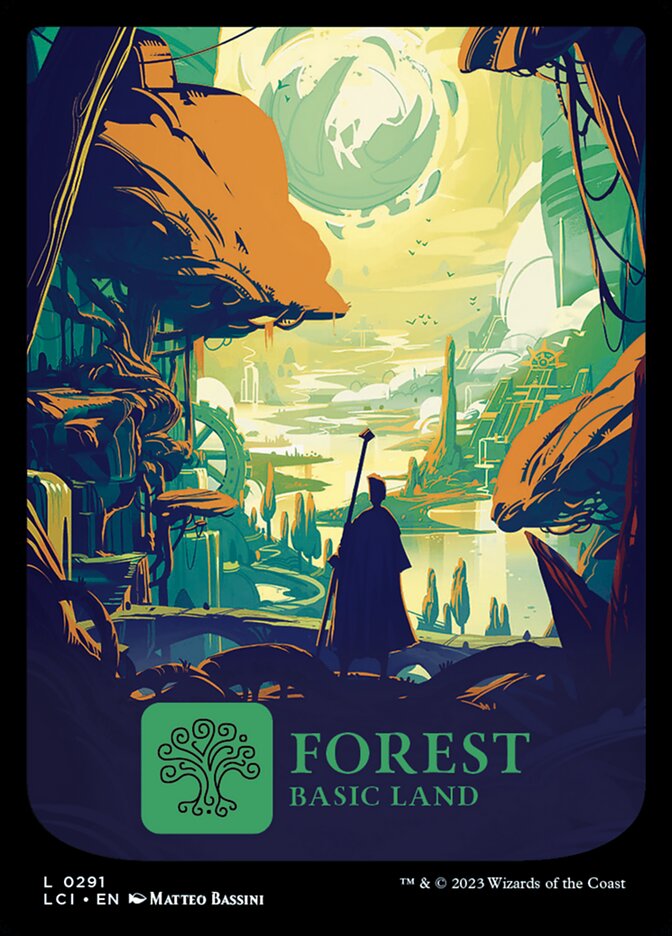 Forest (291) - [Foil, Full Art] The Lost Caverns of Ixalan (LCI)