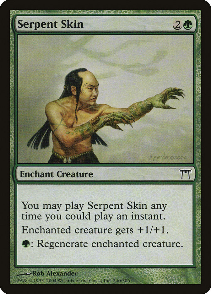 Serpent Skin - [Foil] Champions of Kamigawa (CHK)