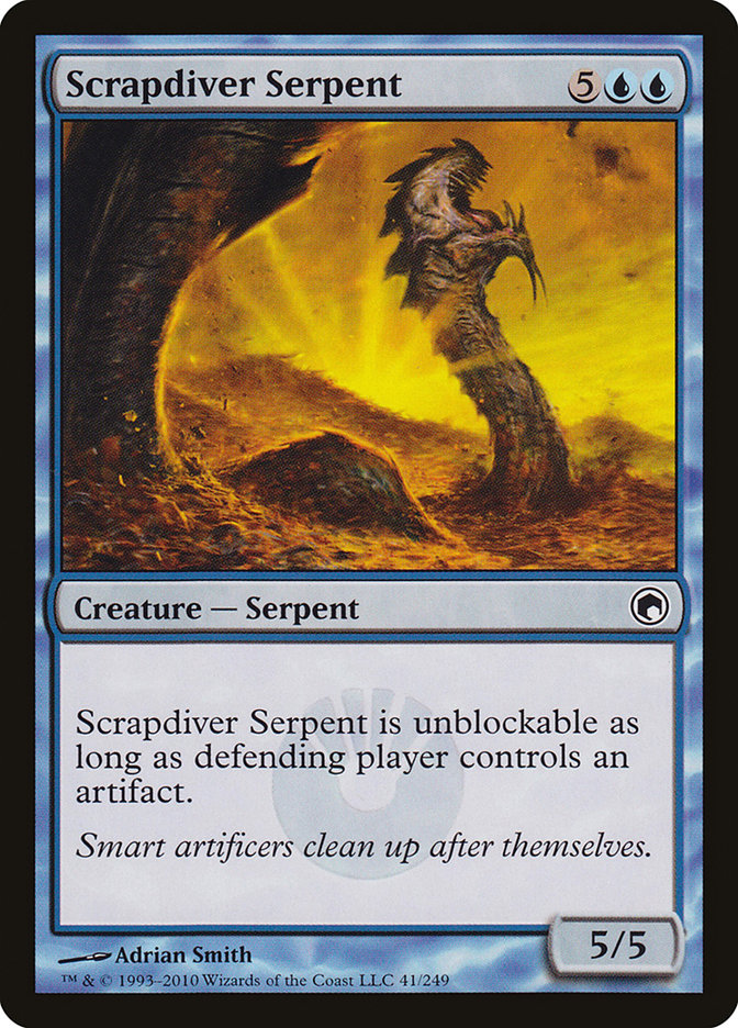Scrapdiver Serpent - Scars of Mirrodin (SOM)