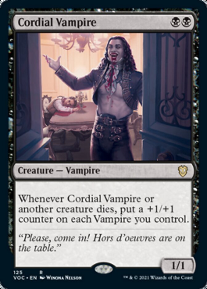 Cordial Vampire - [Foil] Crimson Vow Commander (VOC)