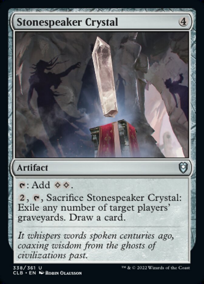 Stonespeaker Crystal - [Foil] Commander Legends: Battle for Baldur's Gate (CLB)