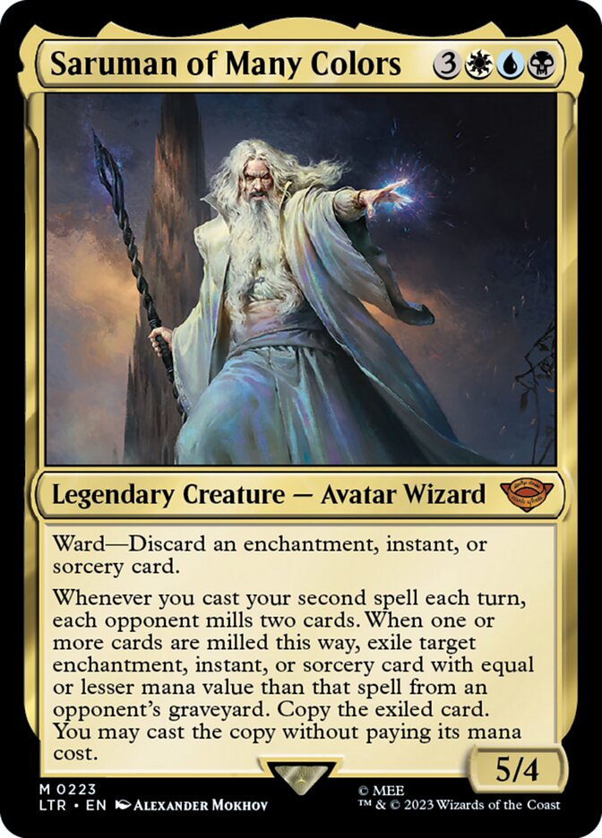 Saruman of Many Colors - [Foil] The Lord of the Rings: Tales of Middle-earth (LTR)