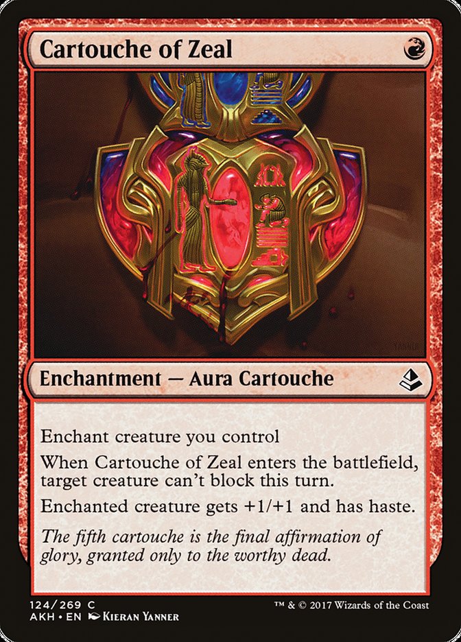 Cartouche of Zeal - Amonkhet (AKH)