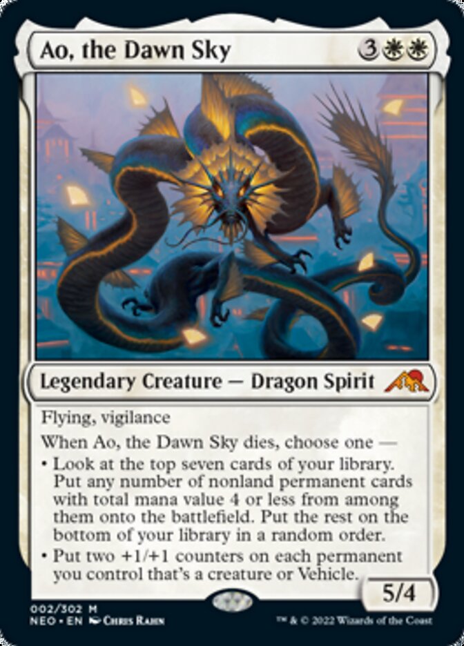 Ao, the Dawn Sky - [Foil] Kamigawa: Neon Dynasty (NEO)