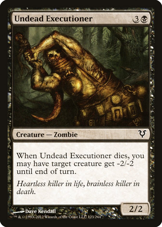 Undead Executioner - [Foil] Avacyn Restored (AVR)