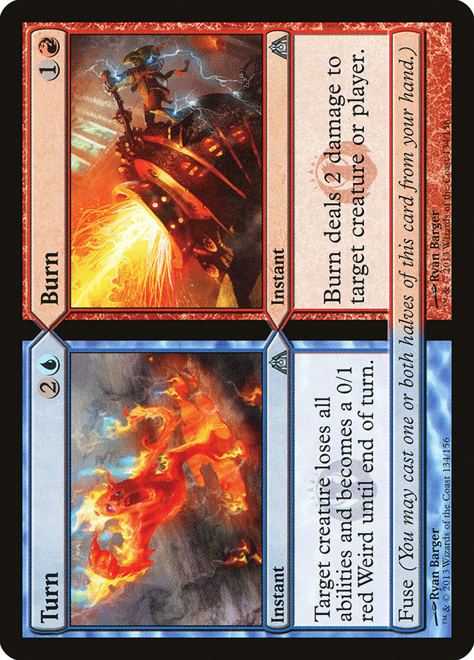 Turn // Burn - [Foil] Dragon's Maze (DGM)