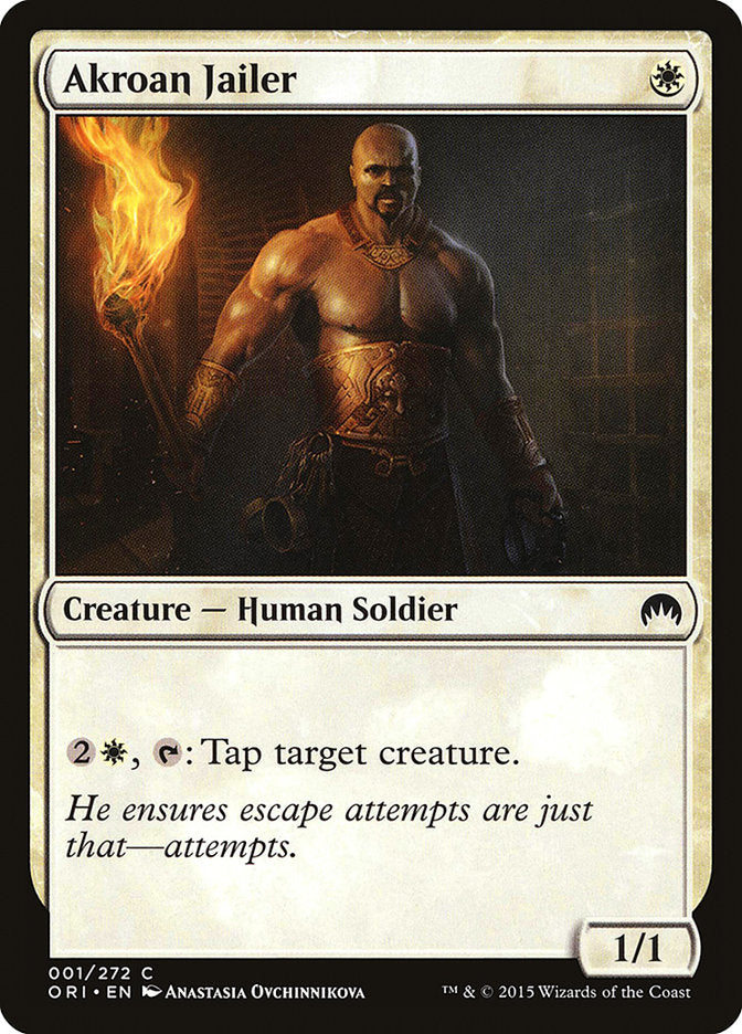 Akroan Jailer - [Foil] Magic Origins (ORI)