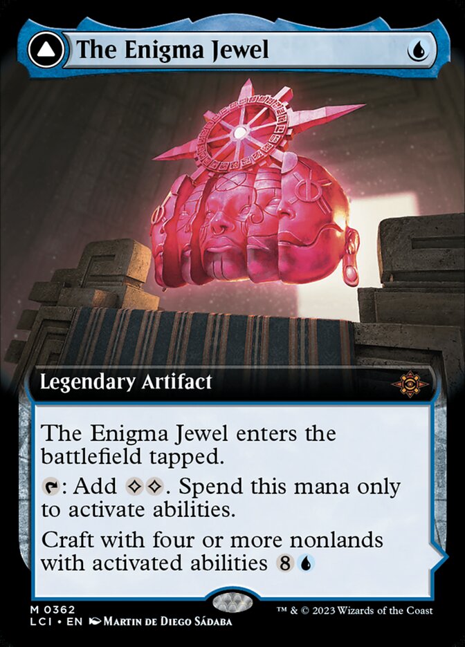 The Enigma Jewel // Locus of Enlightenment - [Foil, Extended Art] The Lost Caverns of Ixalan (LCI)