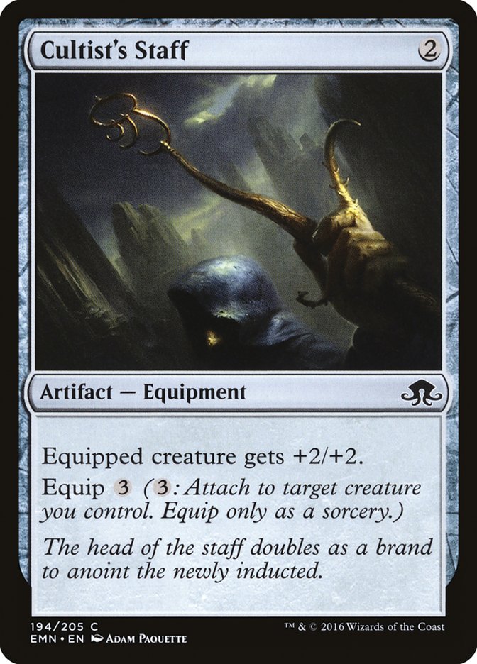 Cultist's Staff - [Foil] Eldritch Moon (EMN)