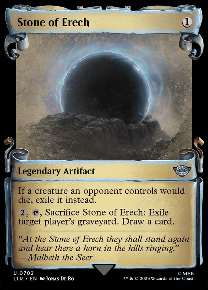 Stone of Erech - [Foil, Showcase Scroll] The Lord of the Rings: Tales of Middle-earth (LTR)