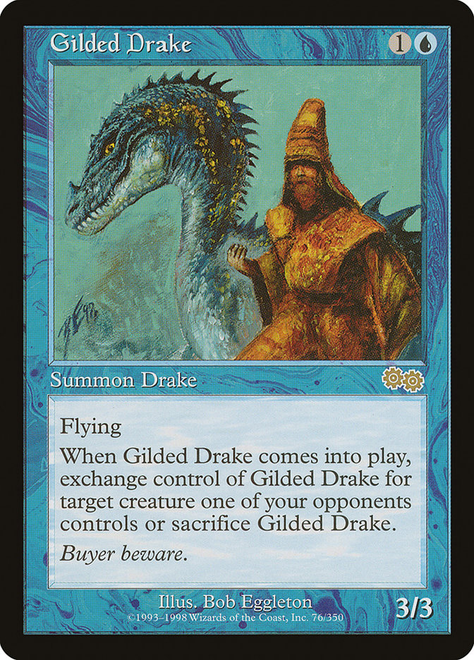 Gilded Drake - [Retro Frame] Urza's Saga (USG)