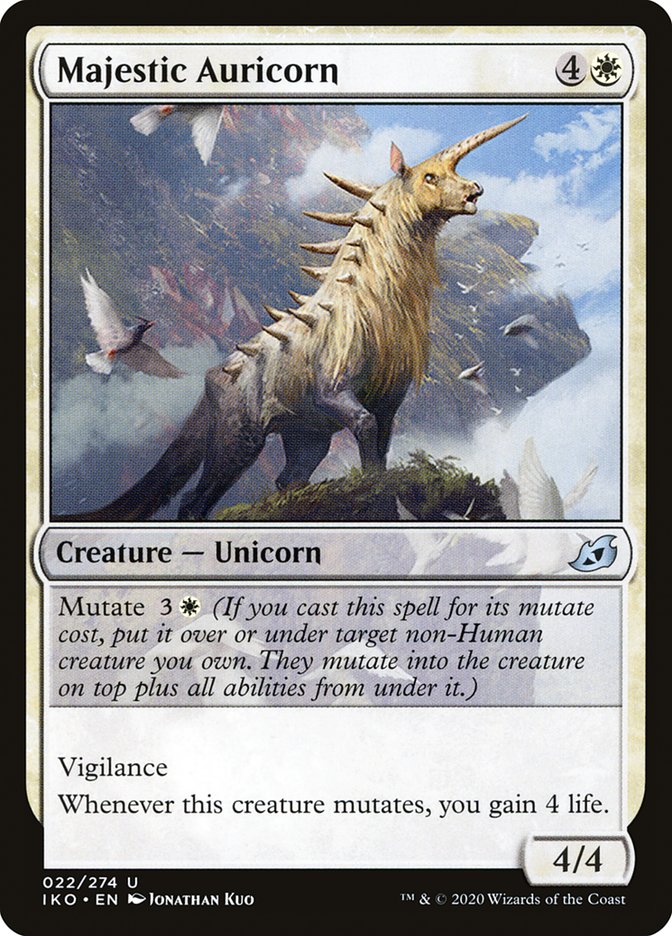 Majestic Auricorn - [Foil] Ikoria: Lair of Behemoths (IKO)