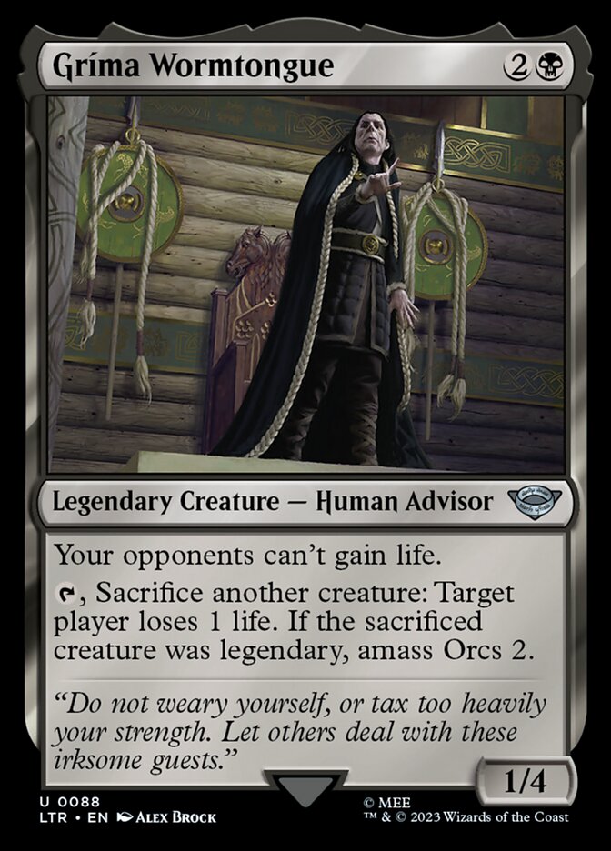 Gríma Wormtongue - [Foil] The Lord of the Rings: Tales of Middle-earth (LTR)