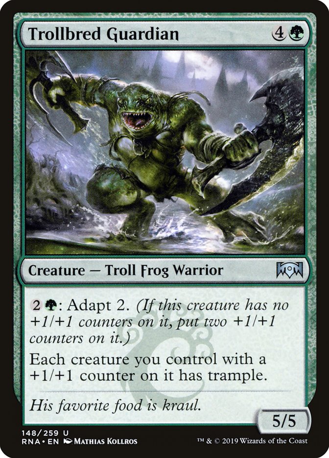 Trollbred Guardian - [Foil] Ravnica Allegiance (RNA)