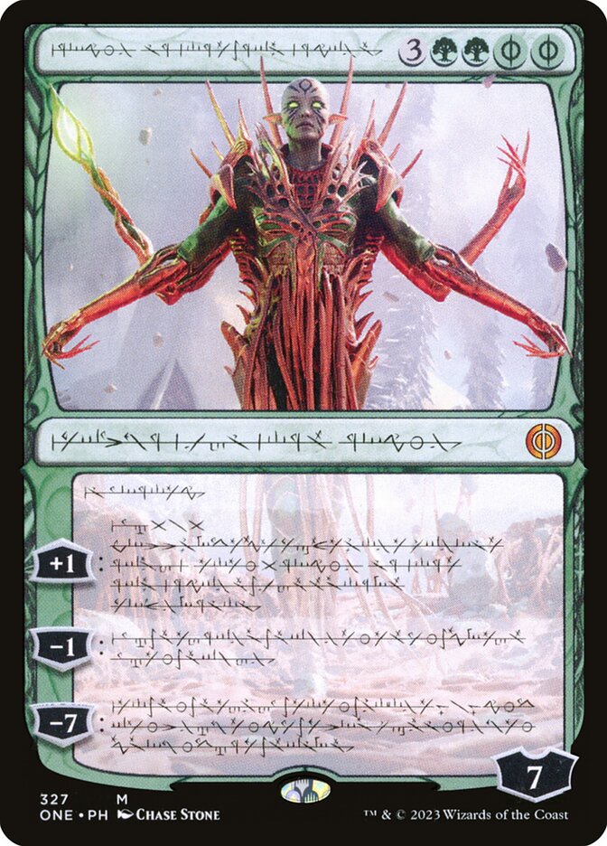 Nissa, Ascended Animist - [Phyrexian] Phyrexia: All Will Be One (ONE)