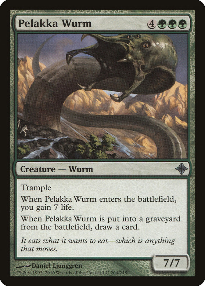 Pelakka Wurm - [Foil] Rise of the Eldrazi (ROE)