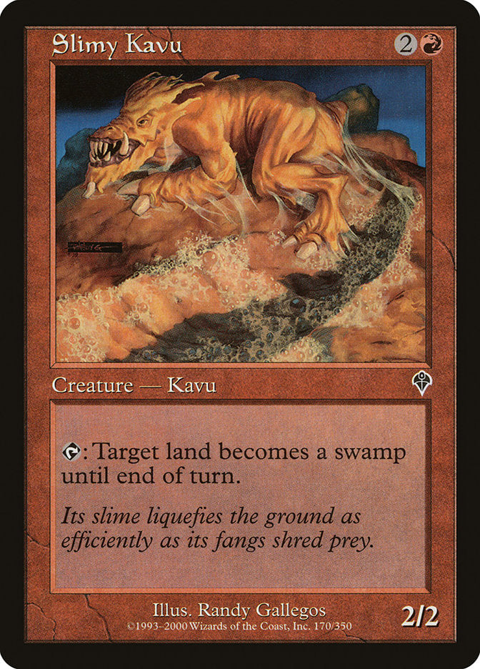 Slimy Kavu - [Foil, Retro Frame] Invasion (INV)
