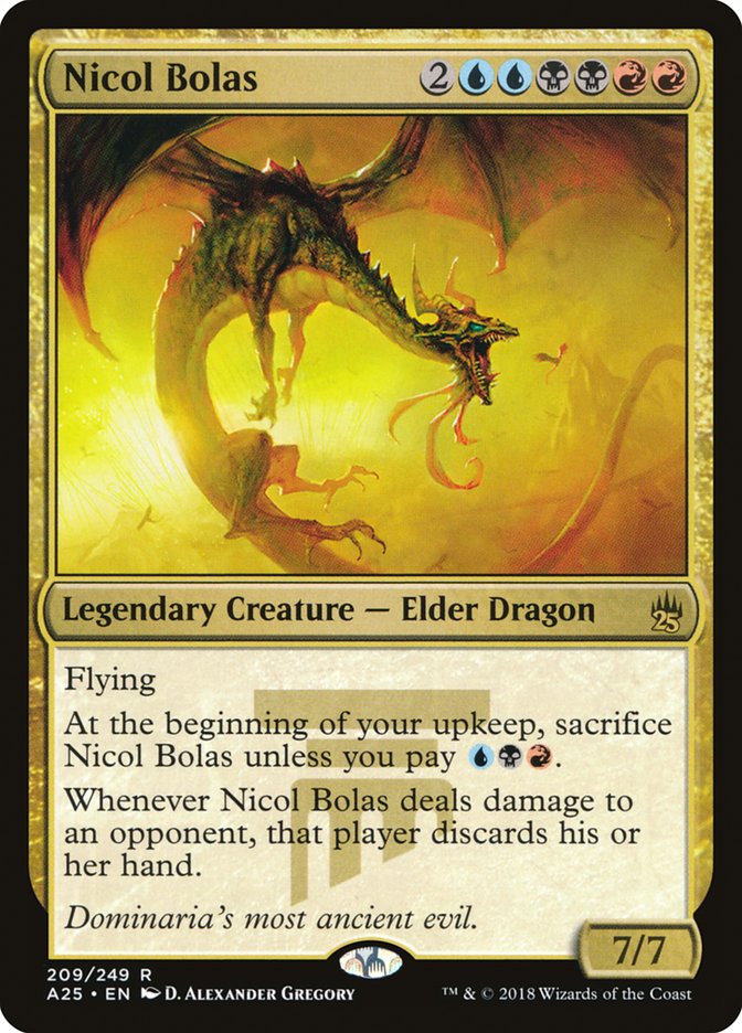 Nicol Bolas - [Foil] Masters 25 (A25)