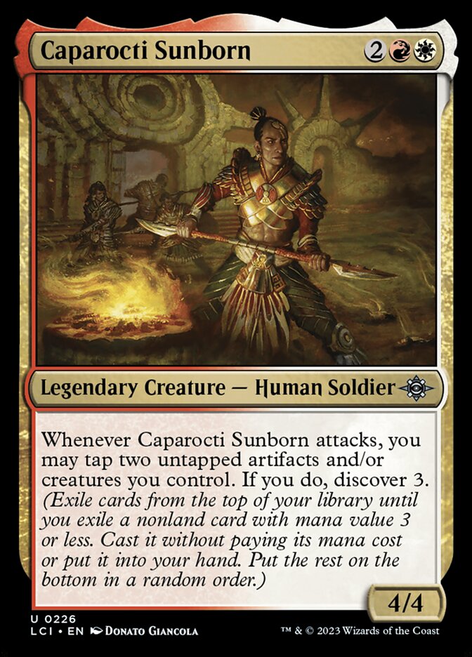 Caparocti Sunborn - [Foil] The Lost Caverns of Ixalan (LCI)