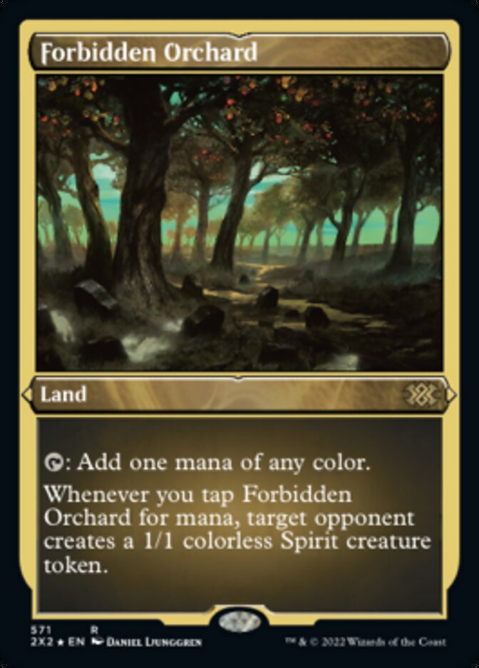 Forbidden Orchard - [Etched Foil] Double Masters 2022 (2X2)