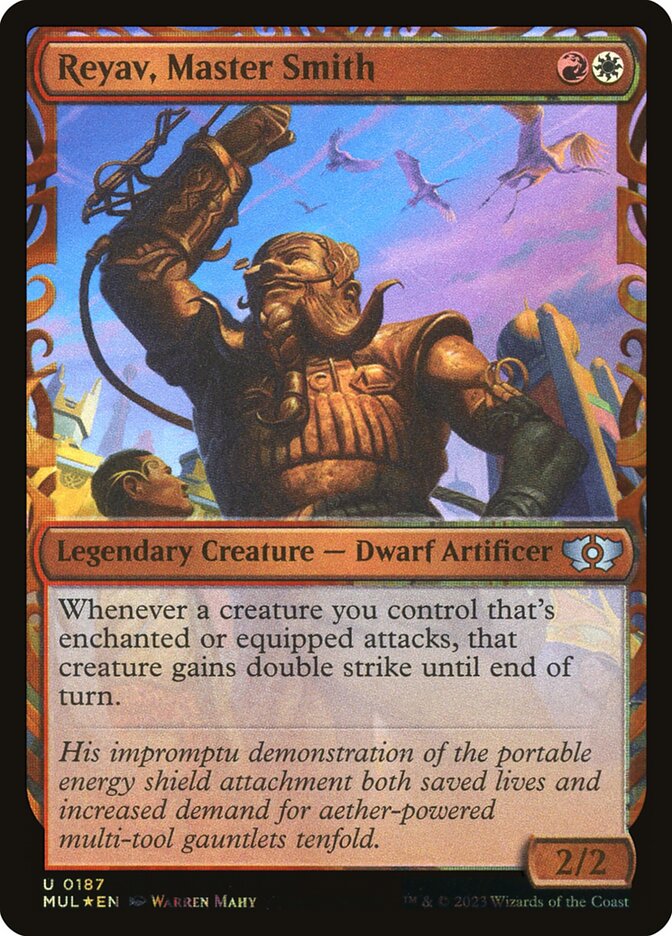 Reyav, Master Smith - [Halo Foil, Showcase] Multiverse Legends (MUL)
