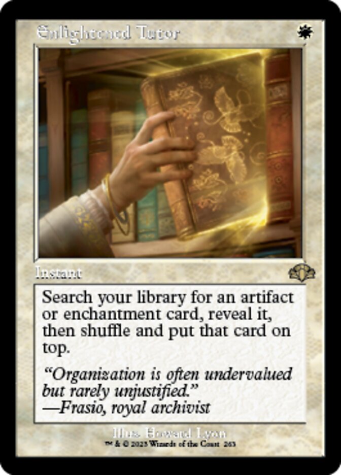 Enlightened Tutor - [Retro Frame] Dominaria Remastered (DMR)