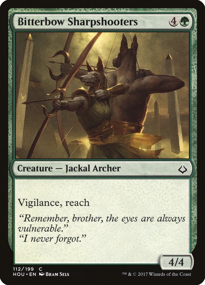 Bitterbow Sharpshooters - [Foil] Hour of Devastation (HOU)