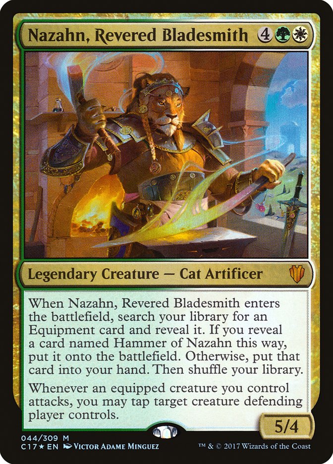 Nazahn, Revered Bladesmith - [Foil] Commander 2017 (C17)