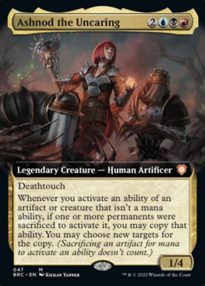 Ashnod the Uncaring - [Foil, Extended Art] The Brothers' War Commander (BRC)