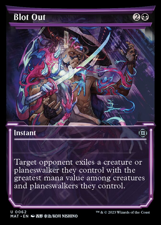 Blot Out - [Foil, Showcase] March of the Machine: The Aftermath (MAT)